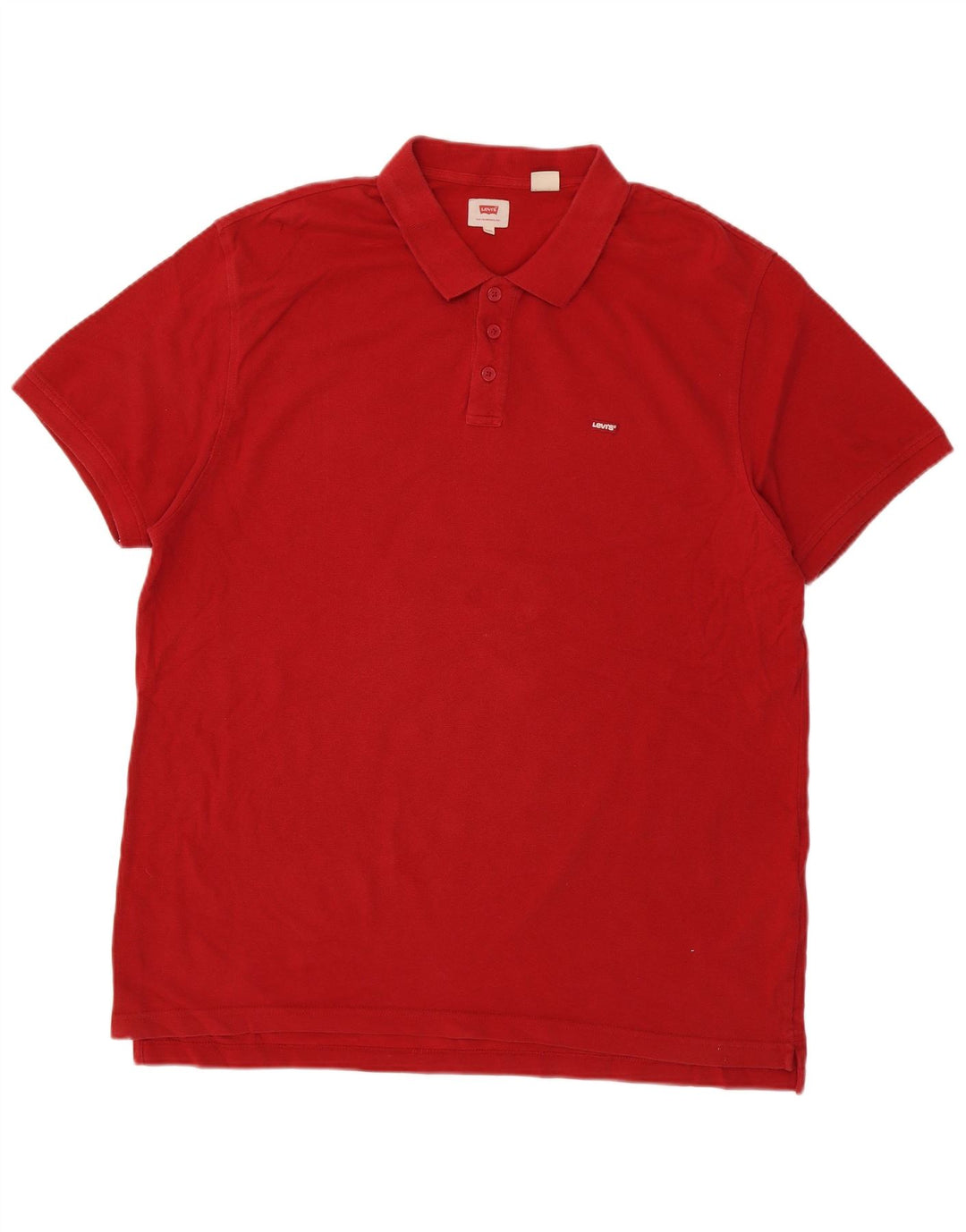 Мужская рубашка-поло Levi's 2XL красная, хлопок