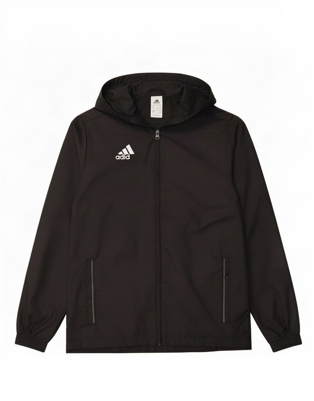 Adidas Дождевик с капюшоном для мальчиков 13-14 лет, черный полиэстер