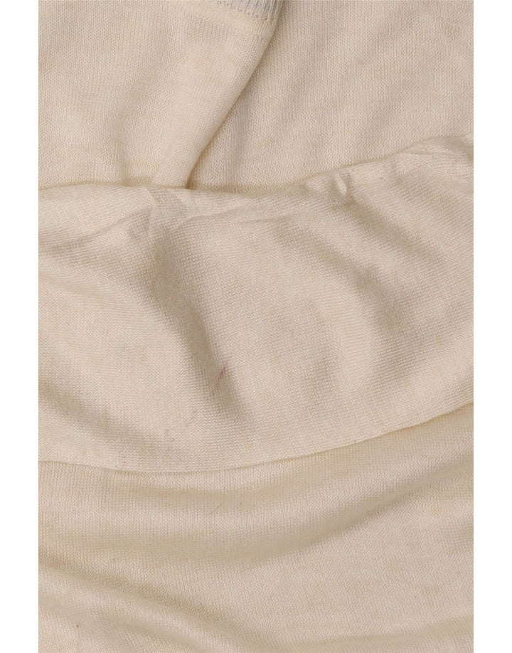 Женский свитер с вырезом «лодочка» ZARA UK 14, средний белый