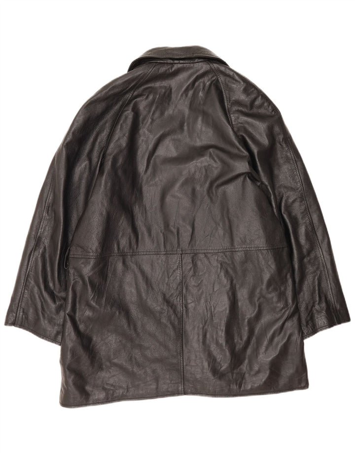 Женская кожаная куртка Mary Anne UK 18 XL, черная