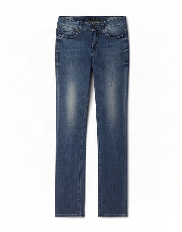 Guess Женские узкие джинсы W26 L34 Синие хлопковые