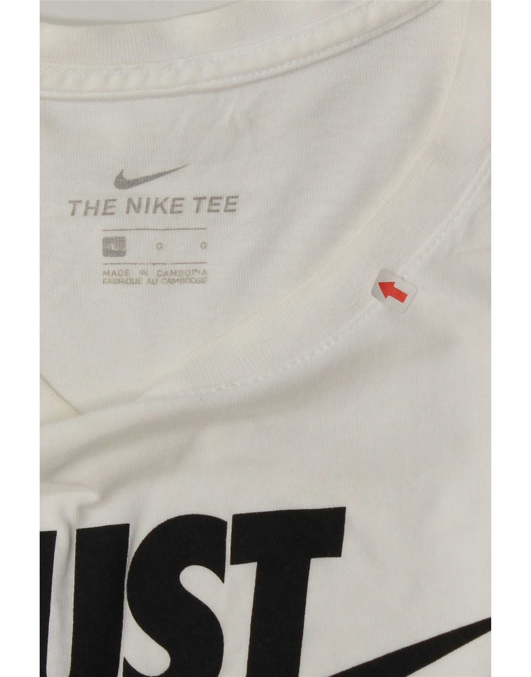 Мужская футболка с рисунком Nike, большой белый хлопок