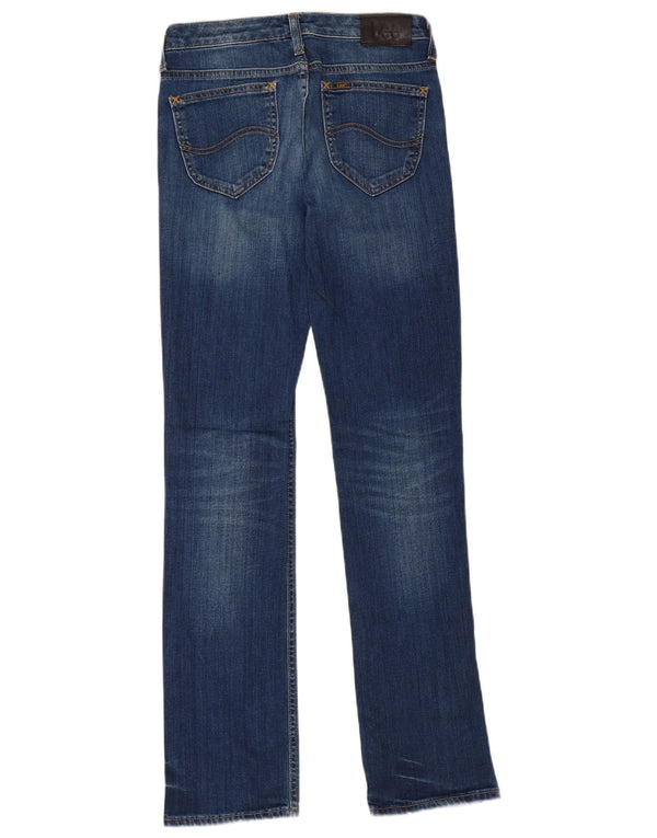 Женские прямые джинсы Lee Marlin W28 L33, синий хлопок