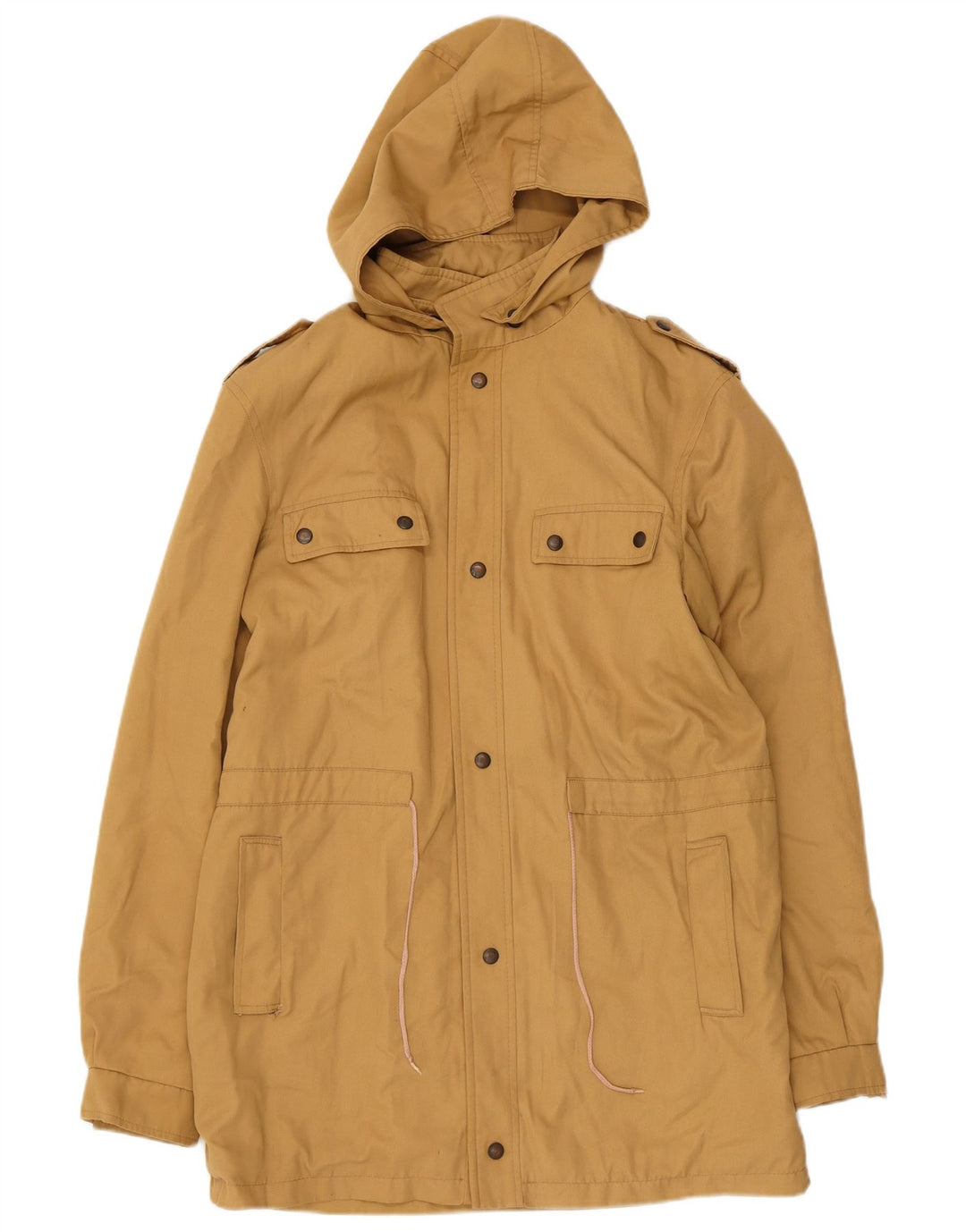 Винтажная мужская парка с капюшоном UK 38 Medium Beige