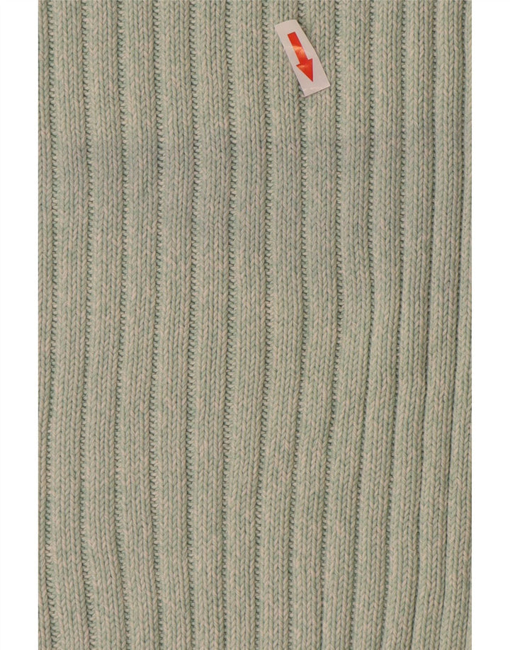 Женский джемпер с круглым вырезом MARKS & SPENCER UK 20 2XL, зеленый хлопок