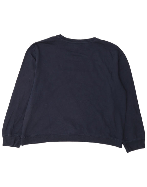 Женский свитер с рисунком Nautica, джемпер UK 20, 2XL, темно-синий, хлопок