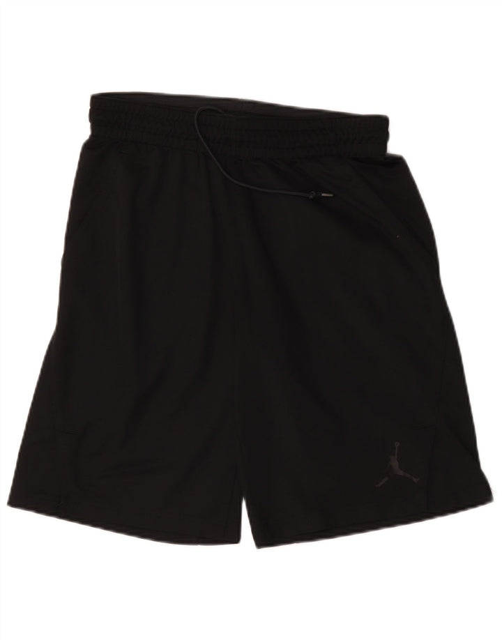 Мужские спортивные шорты Jordan Dri Fit с графическим рисунком, средний черный, полиэстер
