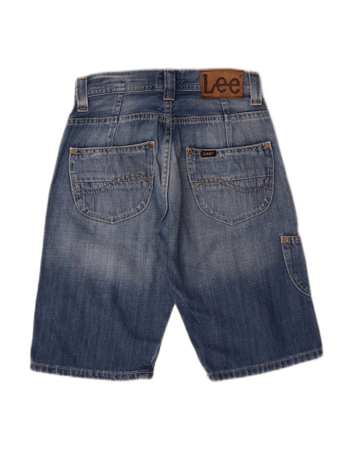 LEE Boys Denim Shorts 10-11 Years W24  Blue Cotton