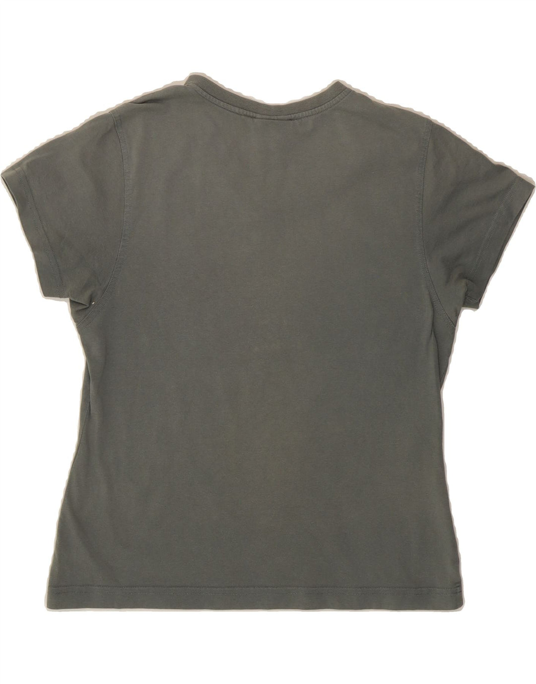 ADIDAS Womens T-Shirt Top UK 14 Medium Grey Cotton Vintage Adidas and Second-Hand Adidas from Messina Hembry 