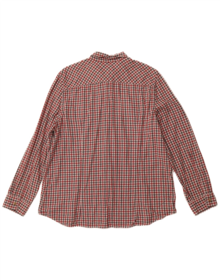 Женская рубашка Eddie Bauer UK 18 XL, хлопковая разноцветная клетка