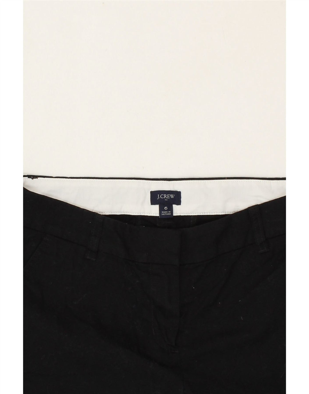 J. CREW Womens Chino Shorts US 6 Medium W30 Black Cotton Vintage J. Crew and Second-Hand J. Crew from Messina Hembry 