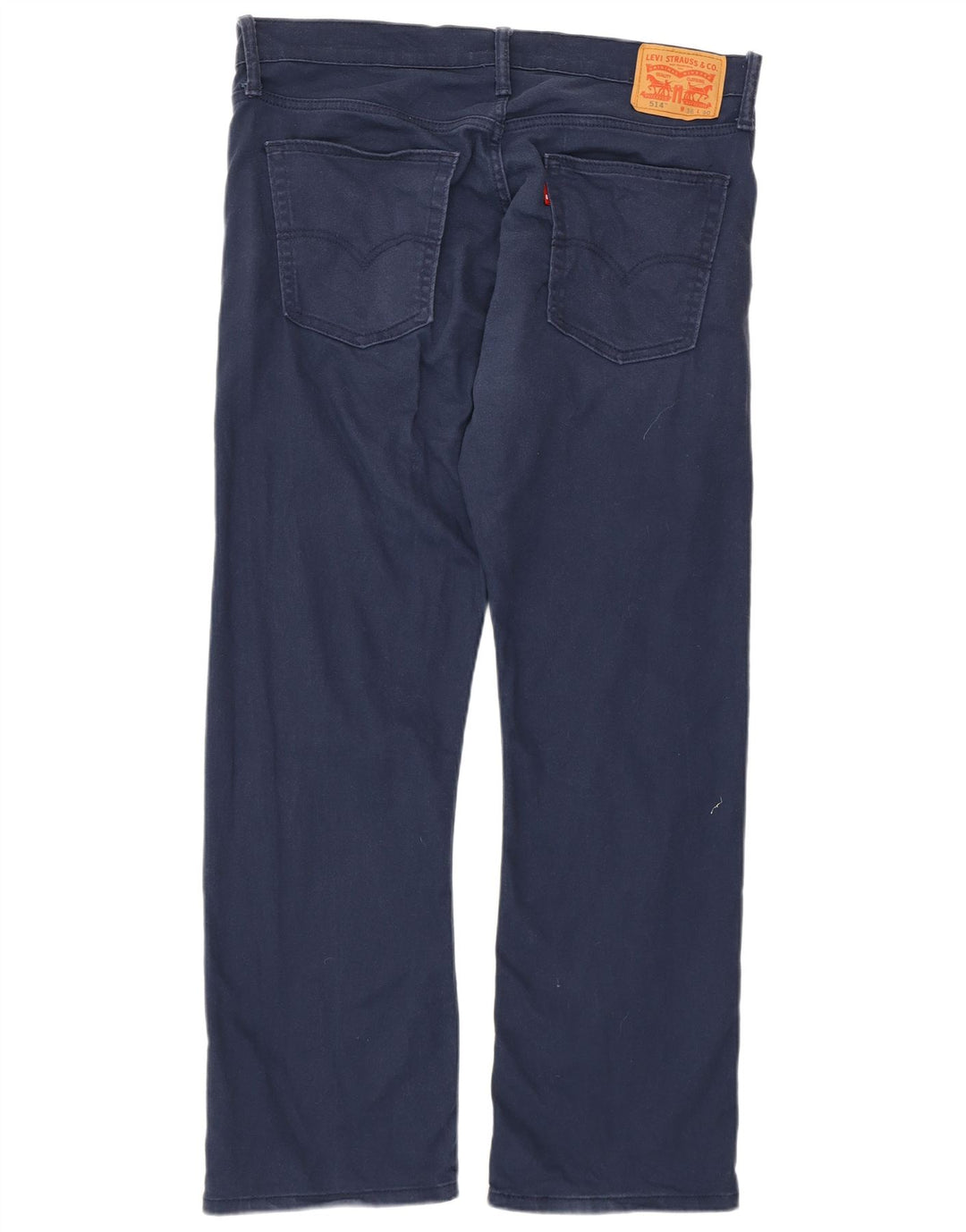 Мужские прямые джинсы LEVI'S 514 W36 L30 Темно-синие, хлопок