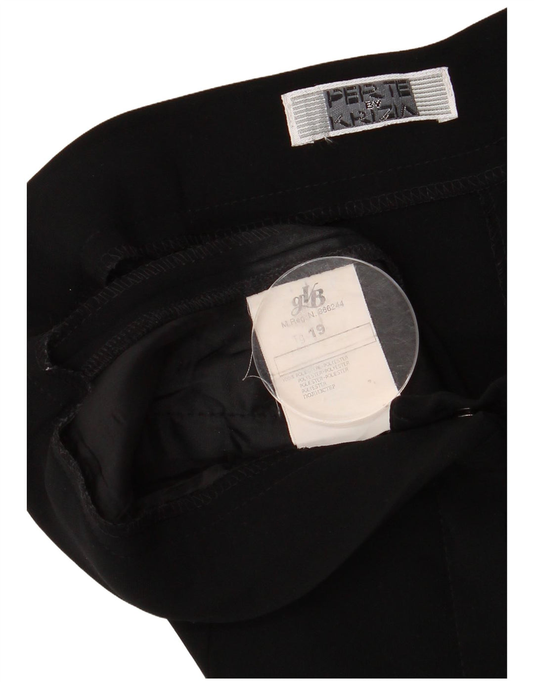 Женские прямые брюки чинос Perte by Krizia W32 L28, черный полиэстер