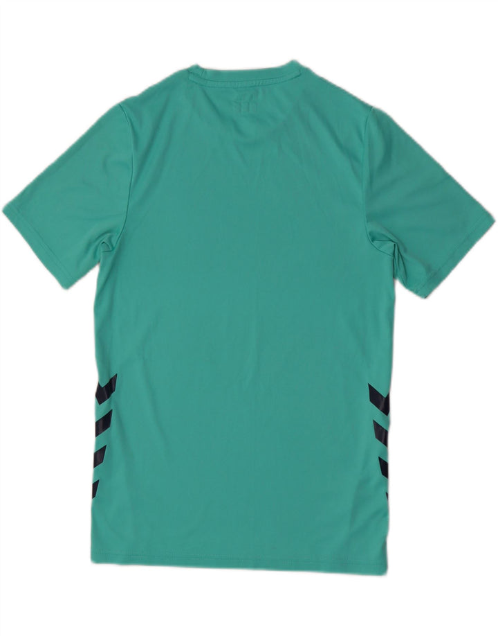 Мужская футболка с рисунком Hummel, маленькая зеленая