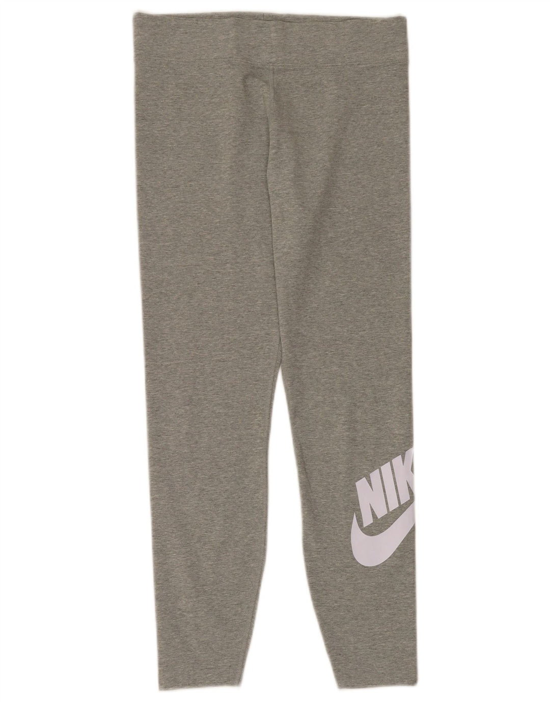 Женские леггинсы с рисунком Nike UK 14, большие серые хлопковые