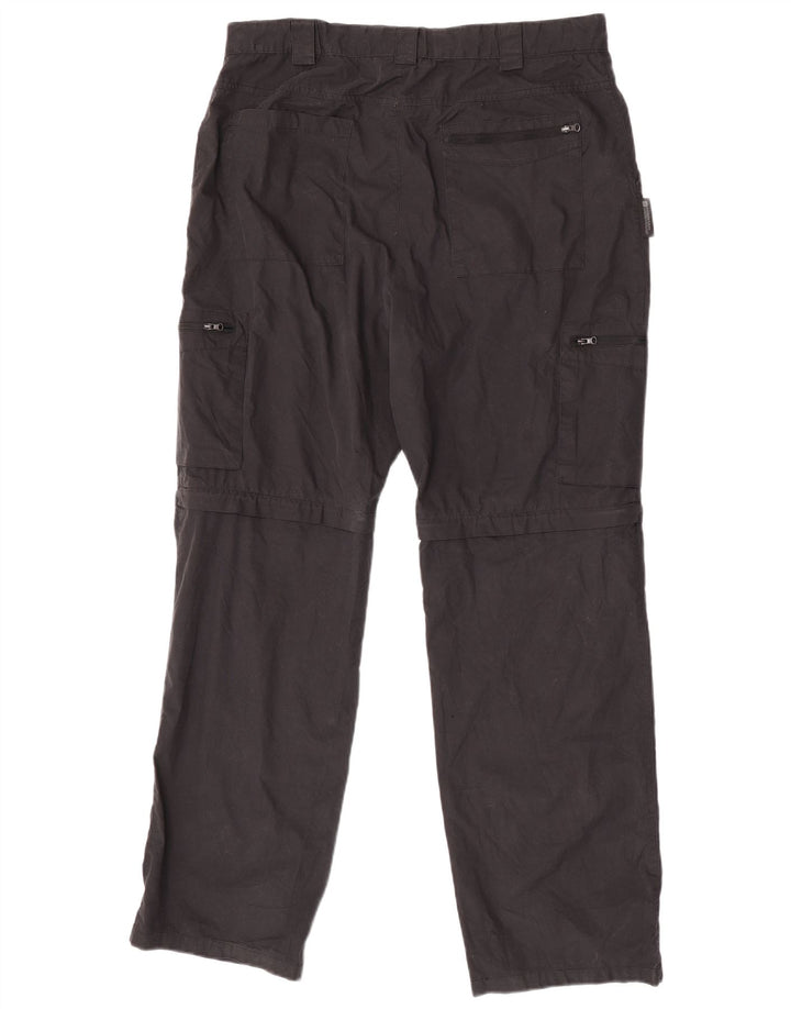 Мужские прямые брюки-карго Mountain Warehouse W36 L31, черный полиэстер