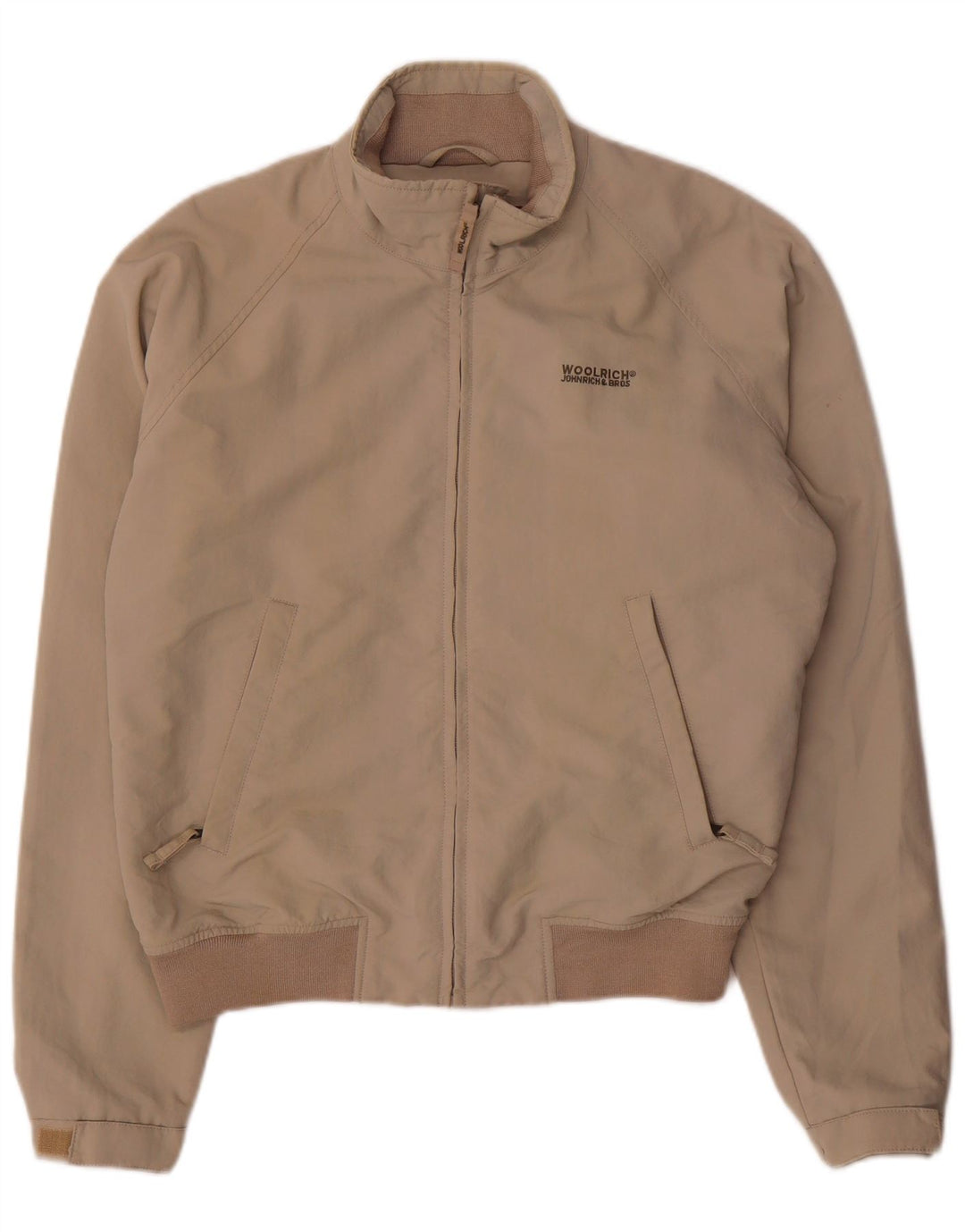 Мужская куртка-бомбер Woolrich UK 38, средний бежевый нейлон