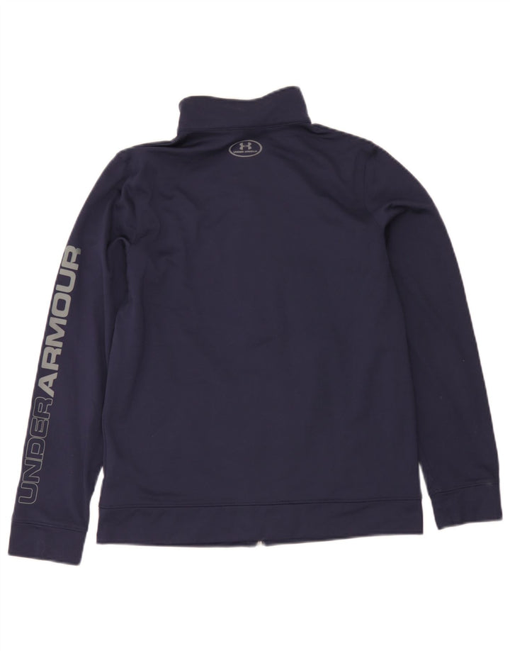 Спортивный костюм Under Armour для мальчиков, верхняя куртка 11–12 лет, большая темно-синяя