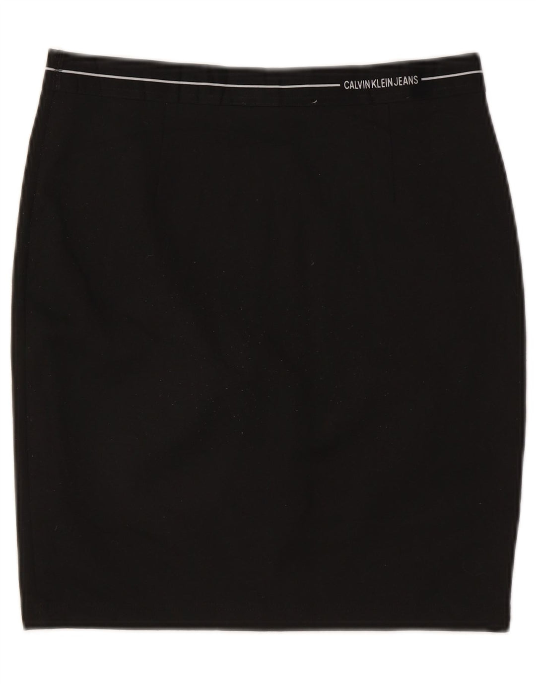 CALVIN KLEIN Женская юбка-карандаш, большая W32, черная, полиэстер