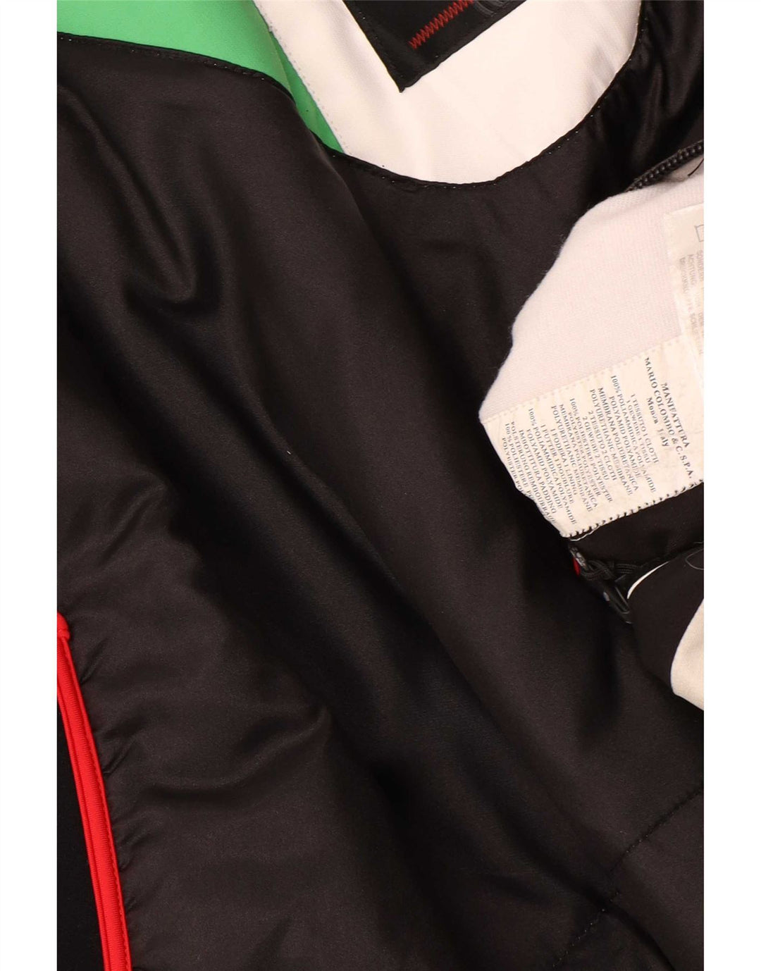 Мужская лыжная куртка Colmar IT 48 Medium Black Полиамид с цветными блоками