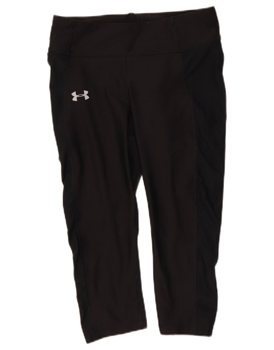 Женские леггинсы-капри Under Armour Heat Gear UK 12, средний черный полиэстер