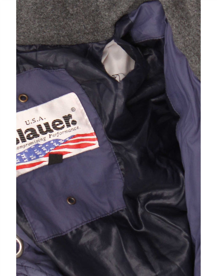 Мужская стеганая куртка Blauer UK 38 средний темно-синий полиамид