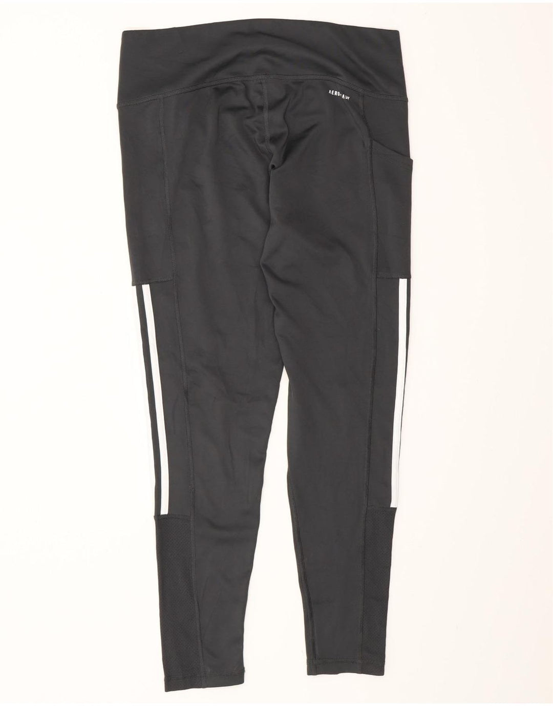 Женские леггинсы Adidas Aeroready UK 16/18, большой черный полиэстер