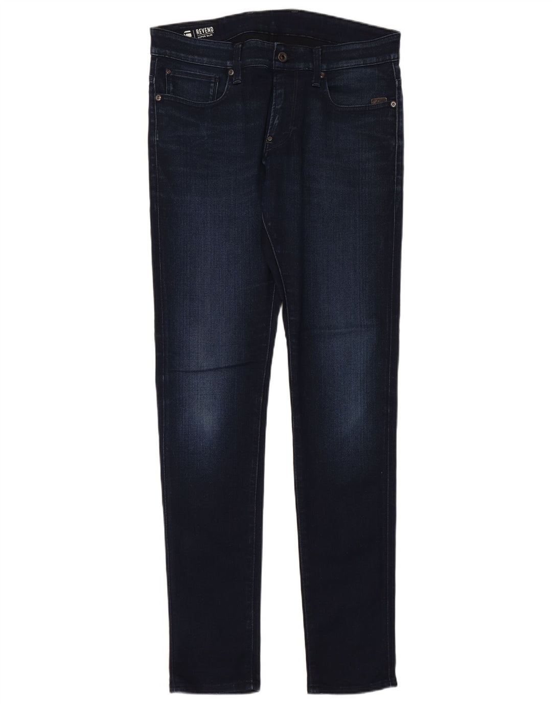 Мужские супертонкие джинсы G-STAR Revend W33 L34, темно-синий, хлопок