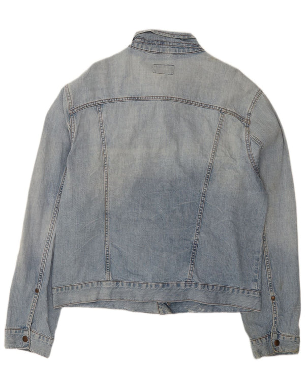 Мужская джинсовая куртка Wrangler UK 44 2XL, синяя, хлопок