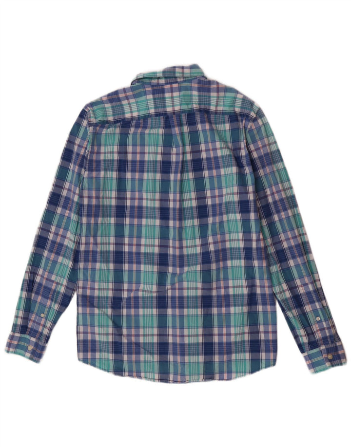 Мужская рубашка классического кроя Jack Wills, маленькая синяя клетка, хлопковая