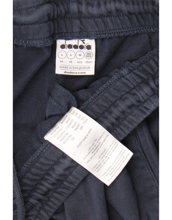 DIADORA Мужские спортивные брюки Джоггеры Большие темно-синие хлопковые брюки