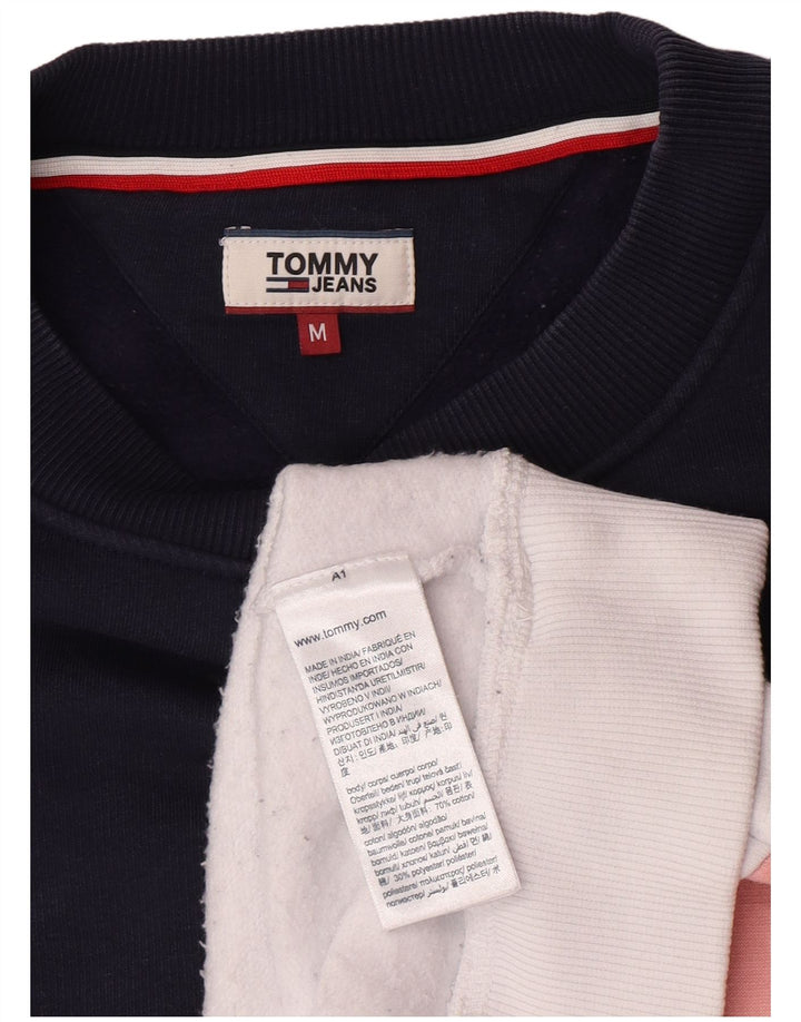 Женский свитер с рисунком Tommy Hilfiger UK 14, средний, темно-синий