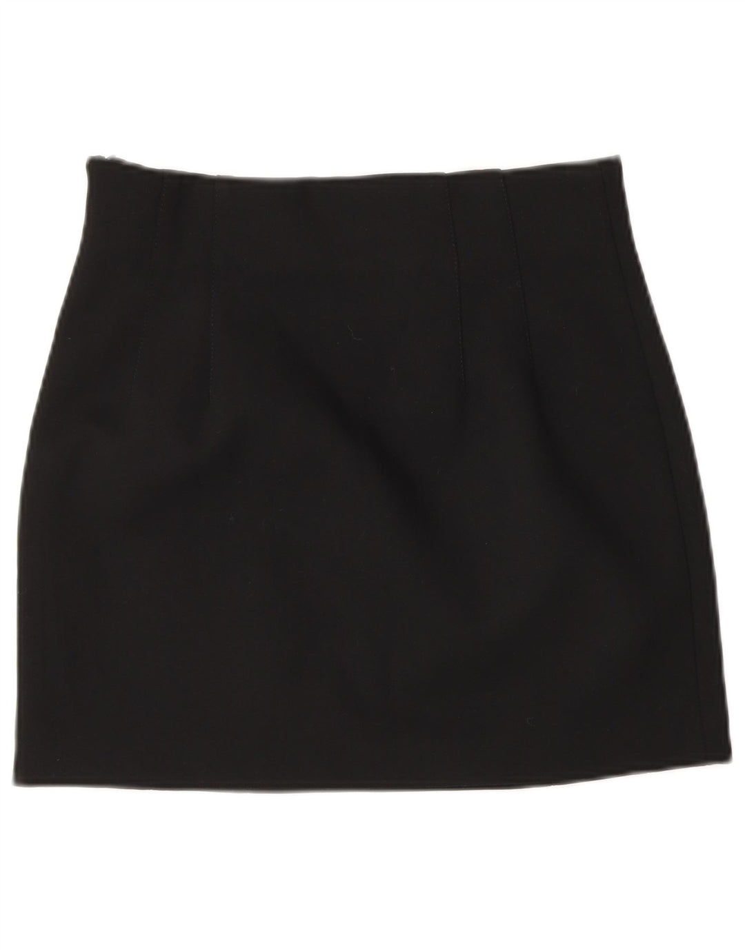 Женская мини-юбка Zara, маленькая W26, черная, полиэстер