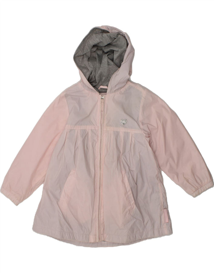 CHAMPION Baby Girls Hooded Rain Jacket 18-24 Months Large  Pink Polyamide | Vintage Champion | Thrift | Second-Hand Champion | Used Clothing | Messina Hembry 