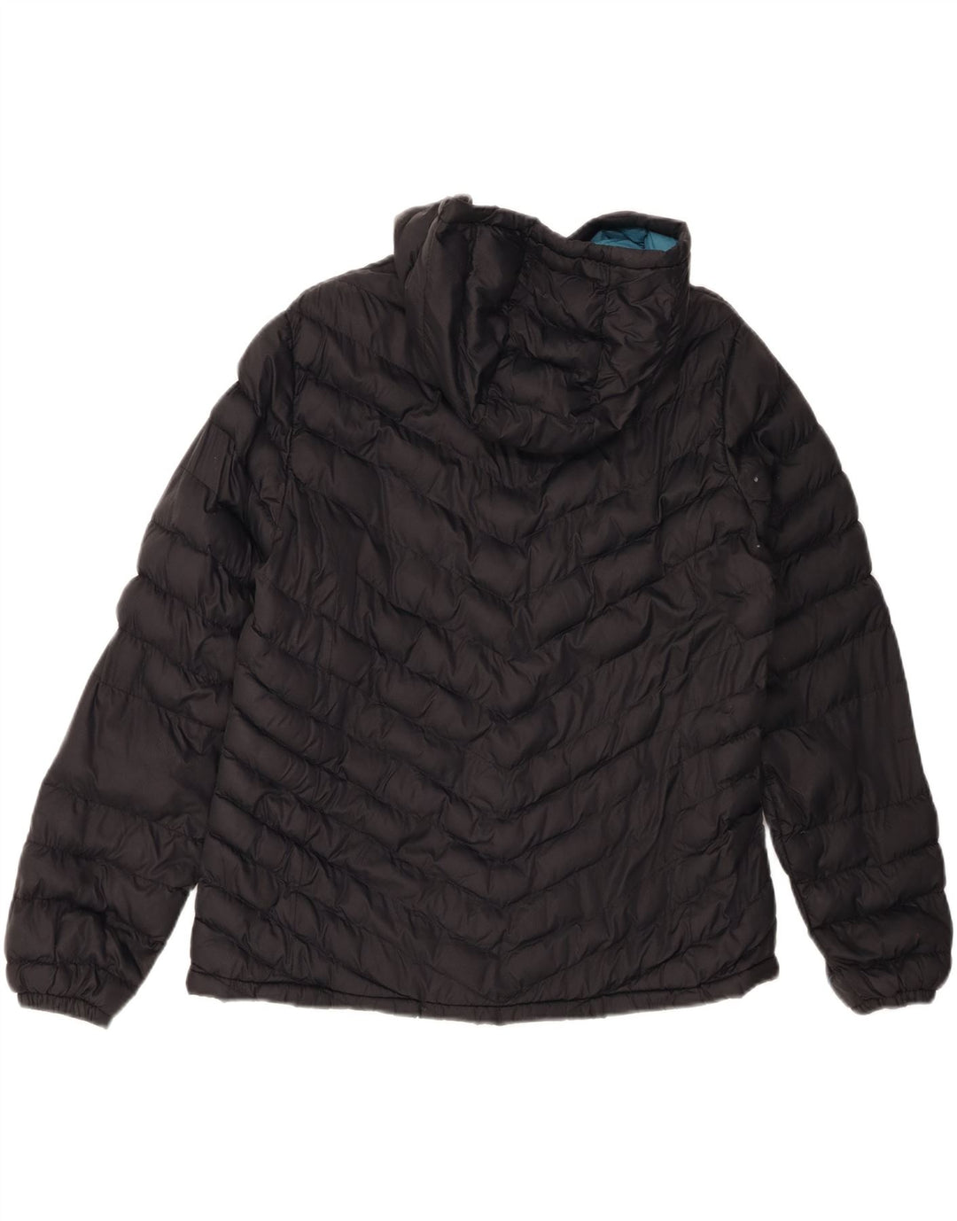 MOUNTAIN WAREHOUSE Womens Hooded Padded Jacket UK 16 Large  Black Nylon Vintage Mountain Warehouse and Second-Hand Mountain Warehouse from Messina Hembry 