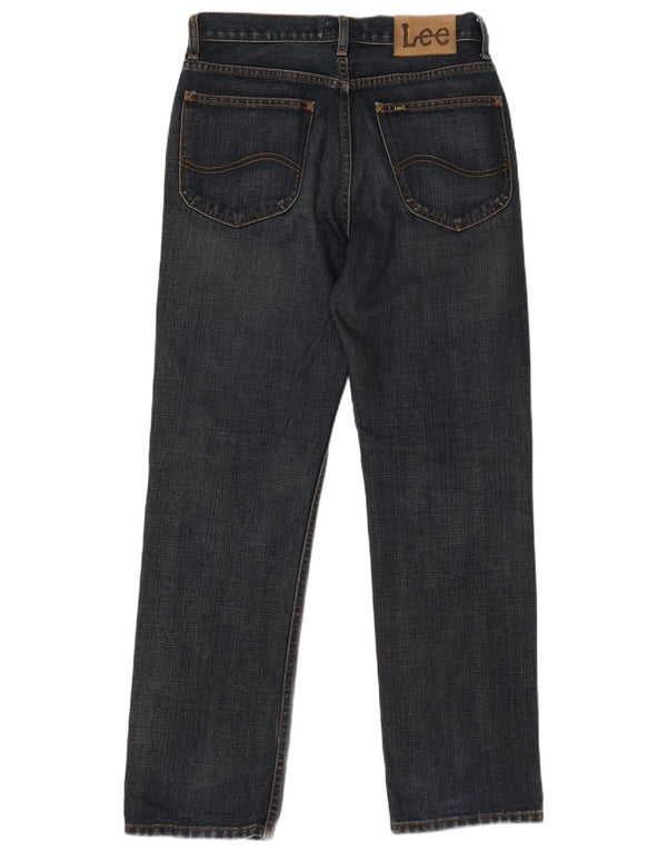 Lee Mens Straight Jeans W30 L31 Navy Blue Cotton
