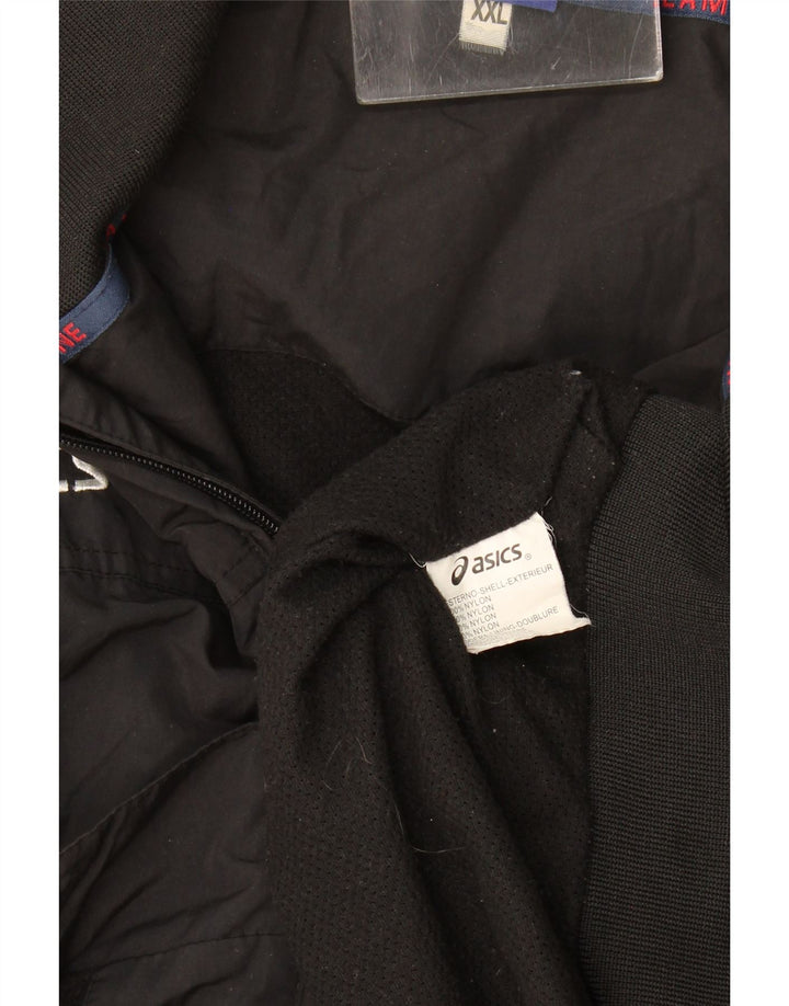 Мужская куртка-бомбер Asics UK 44 2XL, черный нейлон