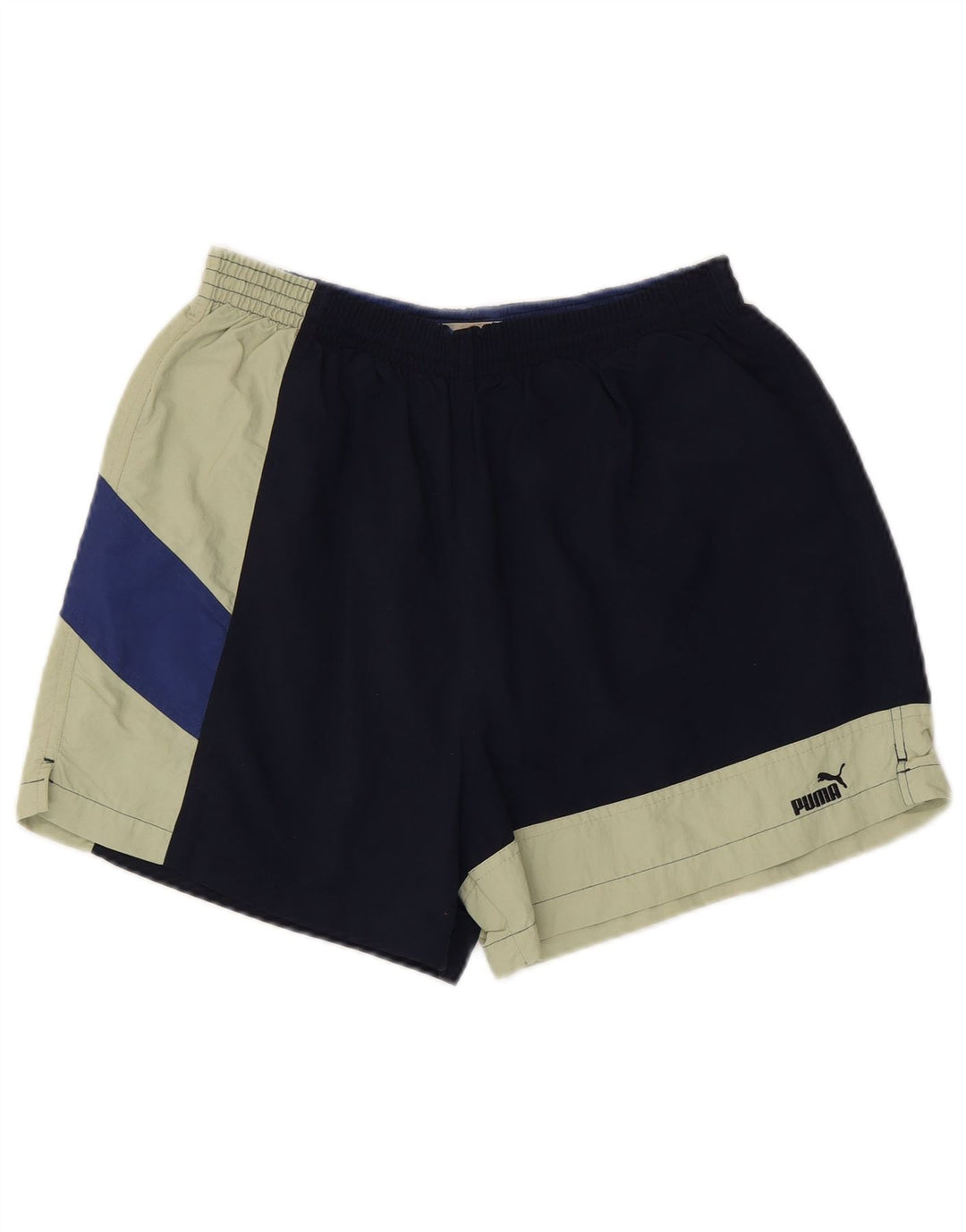 Мужские спортивные шорты PUMA XL темно-синие с цветными блоками
