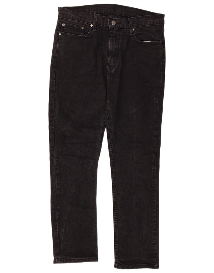 Мужские джинсы Levi's 511 Slim W36 L32, черный хлопок