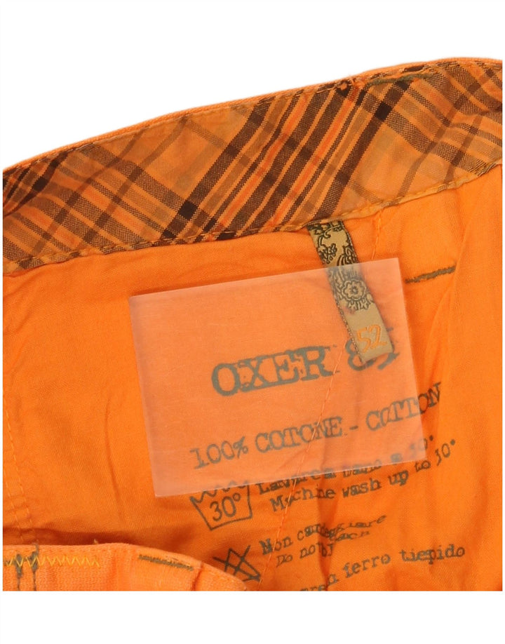 Мужские шорты-карго OXER IT 52 XL W36 Оранжевые, хлопок