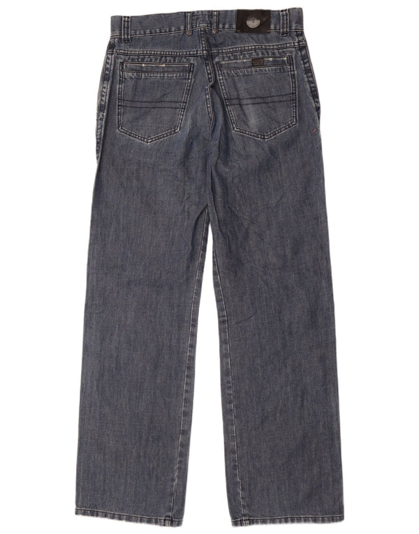 Мужские прямые джинсы Trussardi IT 48 Medium W32 L34 Синие, хлопок