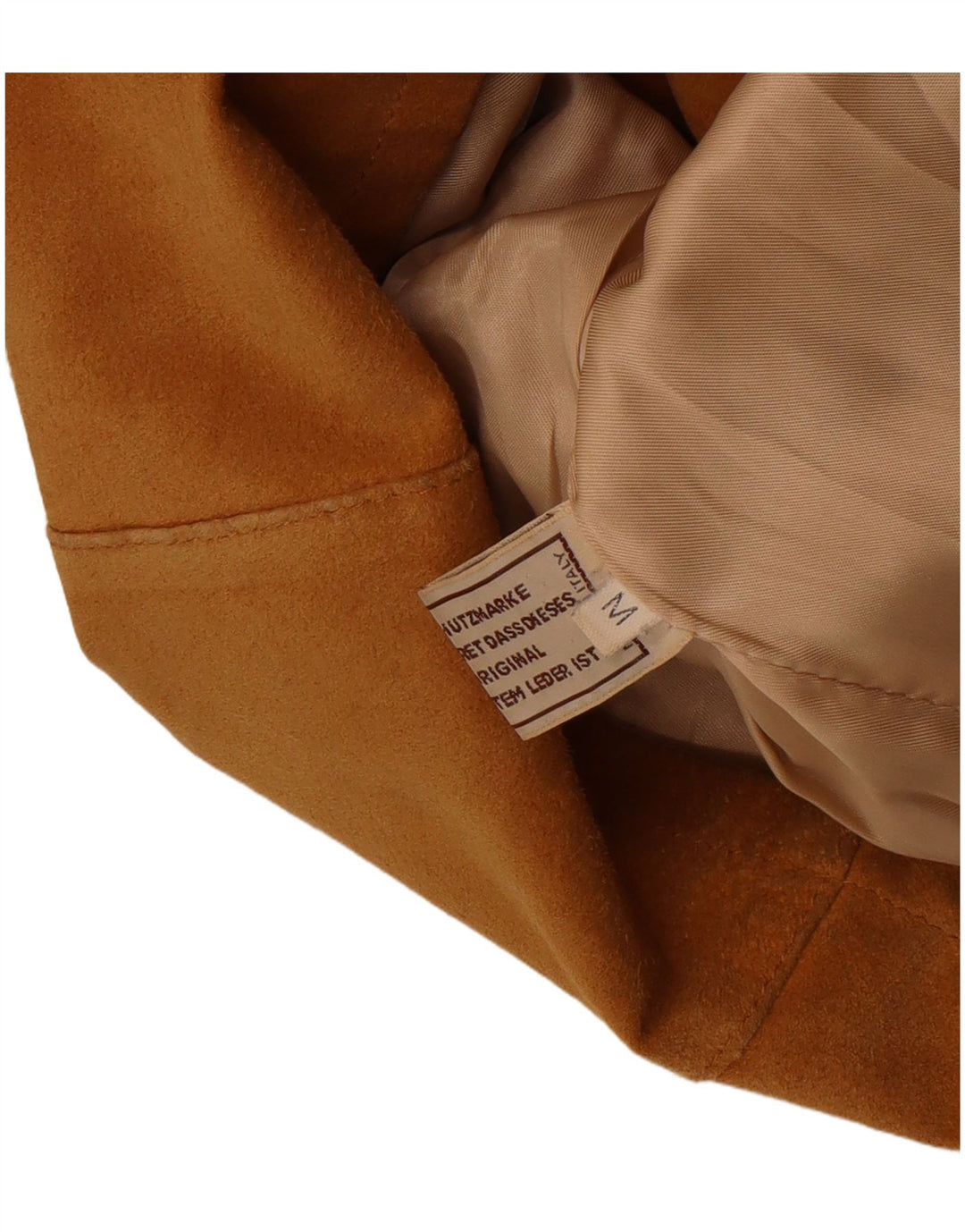 Винтажная женская замшевая куртка UK 14, кожа среднего коричневого цвета