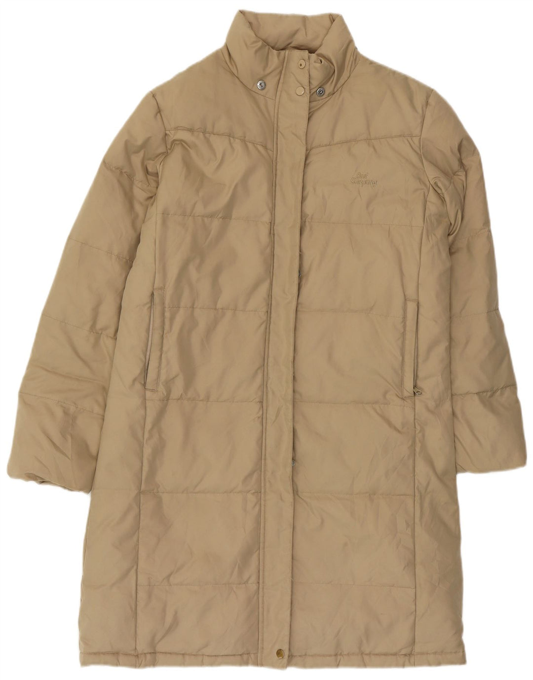 BEST COMPANY Womens Padded Coat UK 14 Large  Beige
