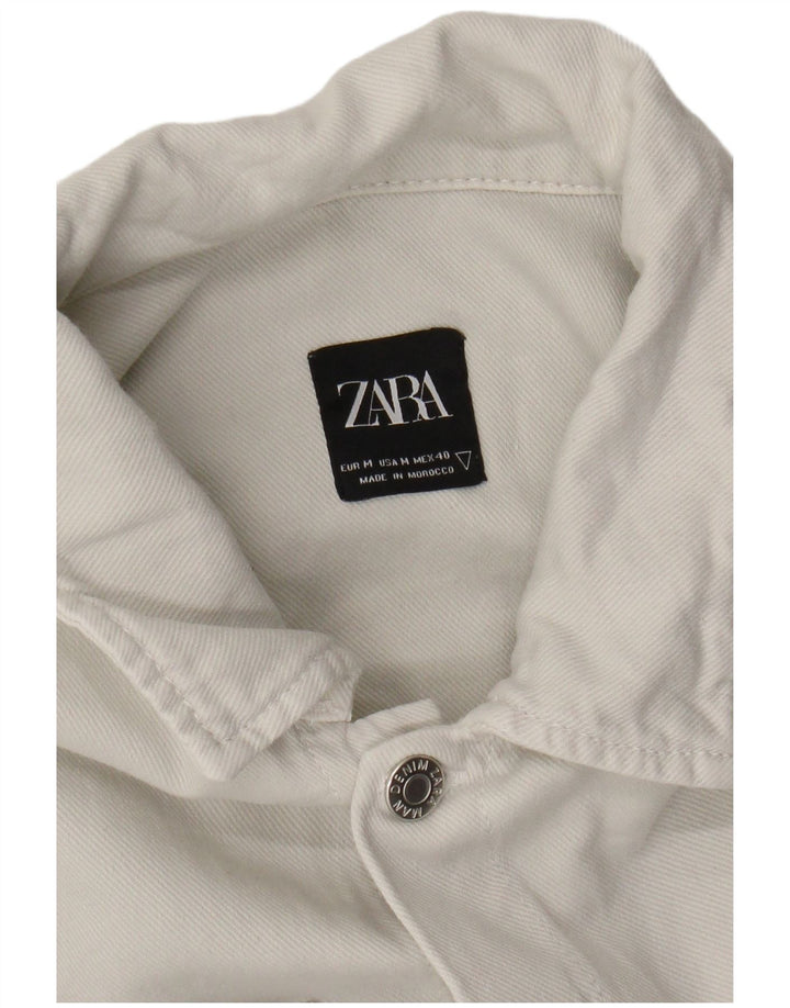 Мужская рубашка Zara среднего размера Off White