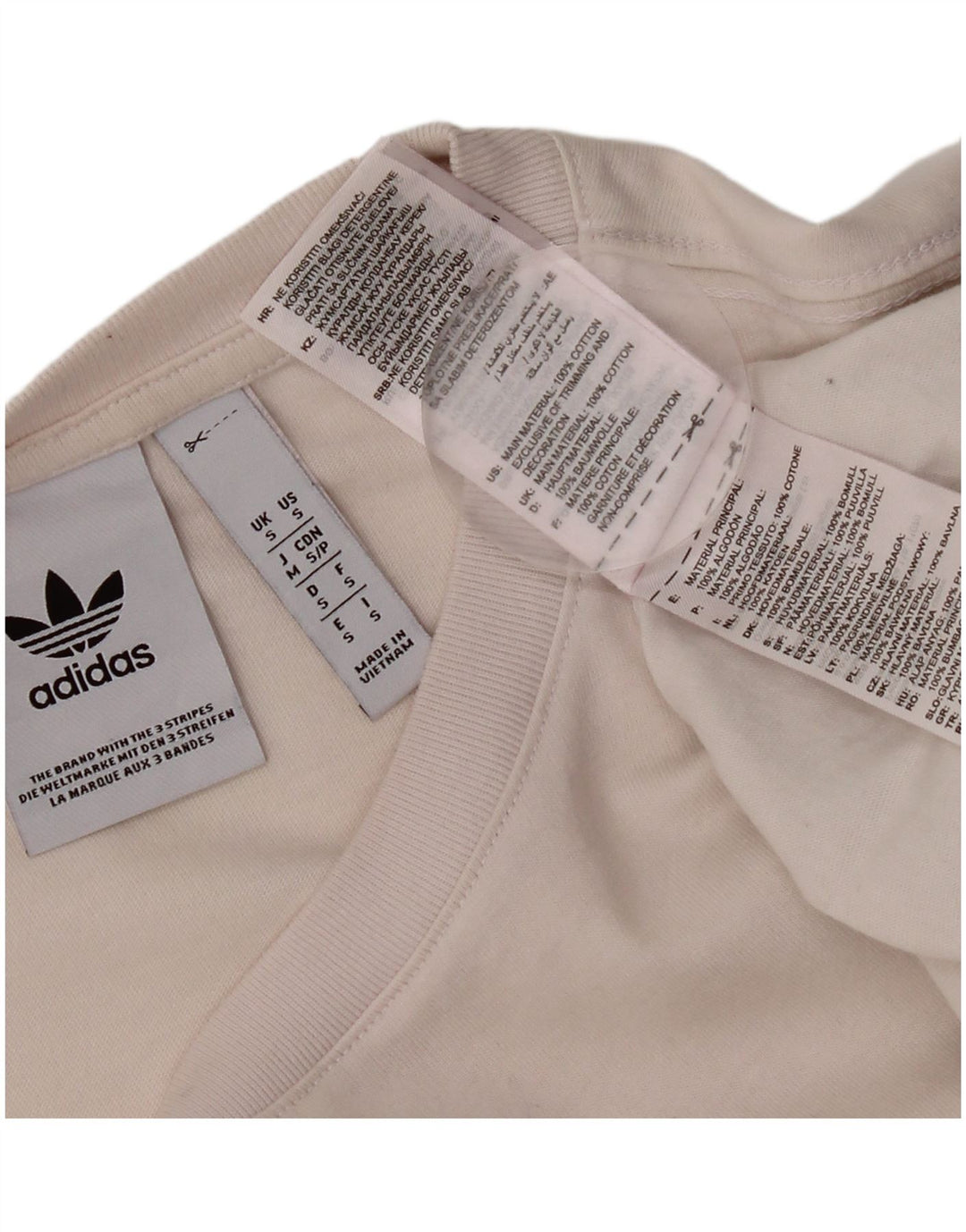 Мужская футболка Adidas с рисунком, маленький белый хлопок