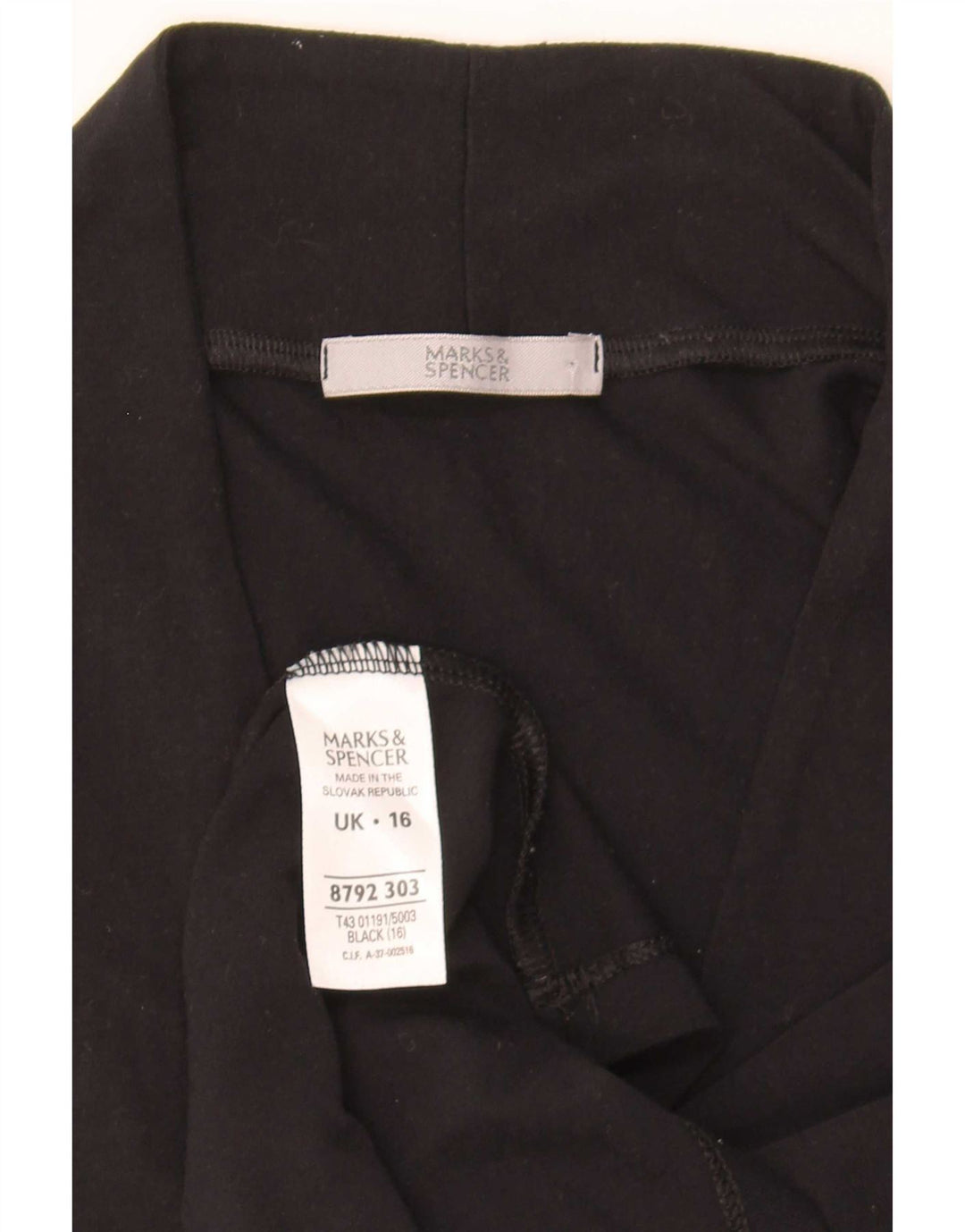 Женский жилет Marks & Spencer UK 16, большой, черный, вискоза