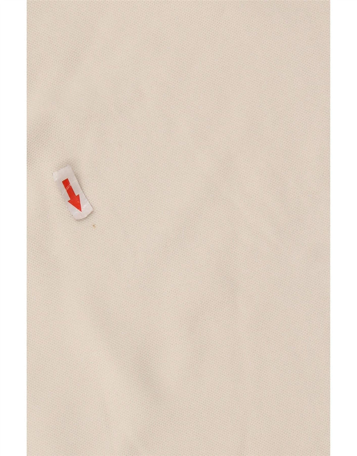 Женская рубашка поло Lacoste, размер 46 XL, белый хлопок