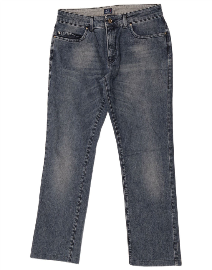 Женские прямые джинсы Trussardi W29 L29, синий хлопок