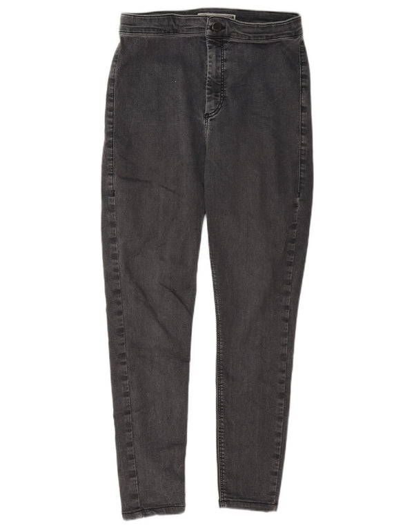 Topshop Женские укороченные джинсы W32 L25 Серые хлопковые