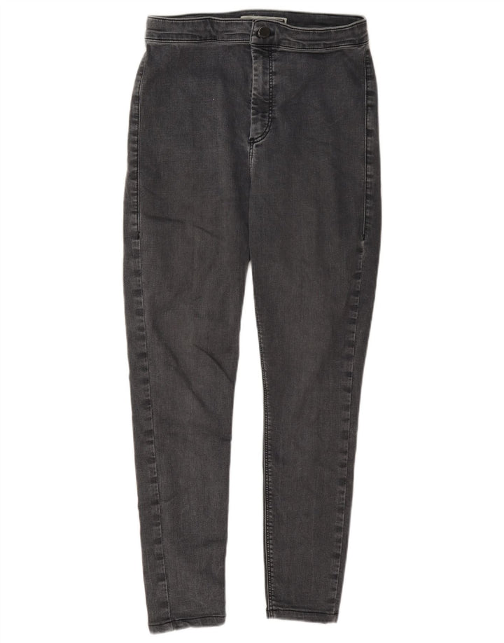 Topshop Женские укороченные джинсы W32 L25 Серые хлопковые